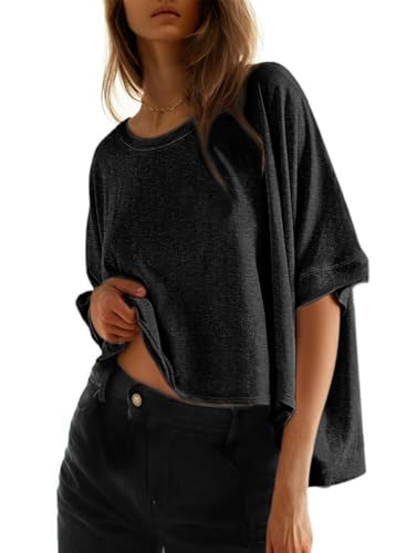 Oversized Solid Basic Casual T-Shirt