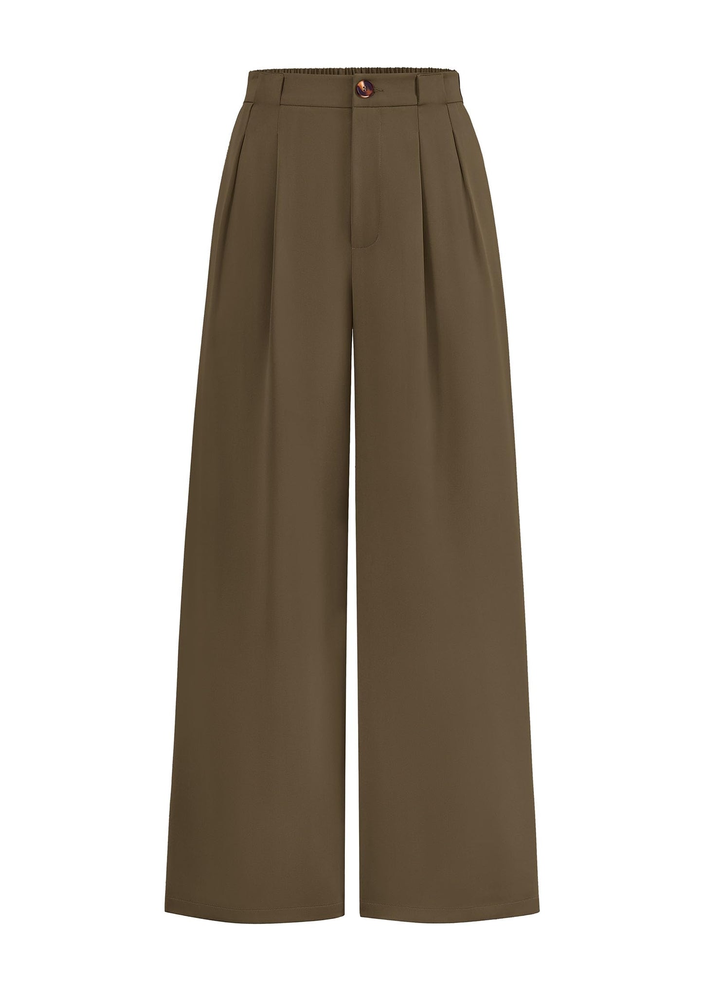 Women's High-Waisted Wide-Leg Palazzo Work Trousers