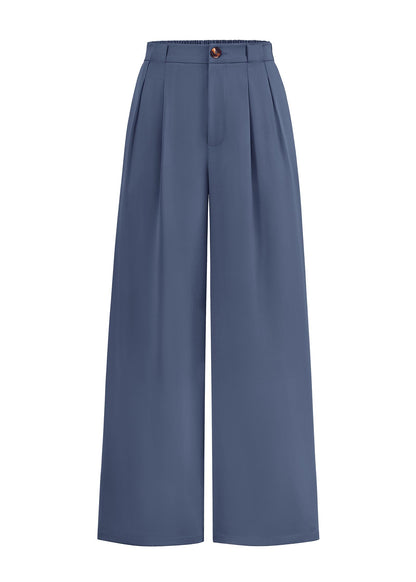 Women's High-Waisted Wide-Leg Palazzo Work Trousers