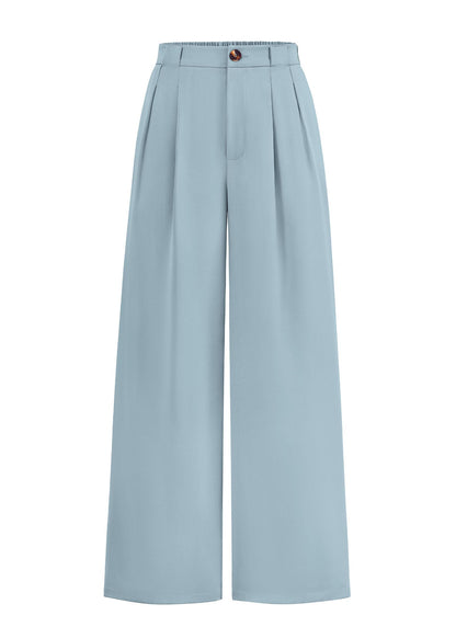 Women's High-Waisted Wide-Leg Palazzo Work Trousers