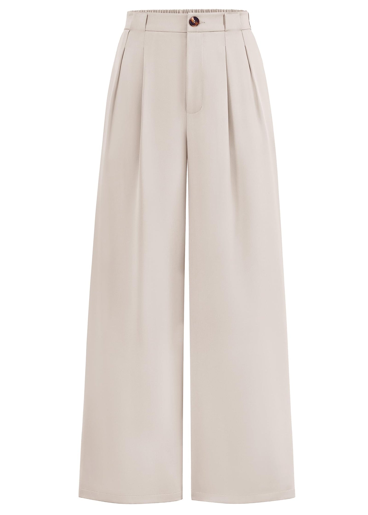Women's High-Waisted Wide-Leg Palazzo Work Trousers