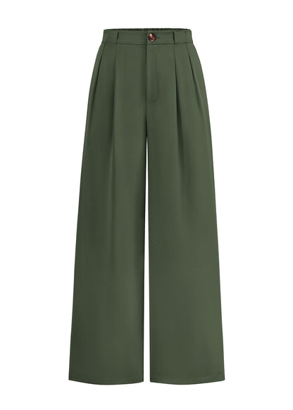Women's High-Waisted Wide-Leg Palazzo Work Trousers