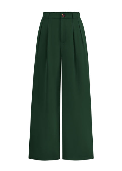 Women's High-Waisted Wide-Leg Palazzo Work Trousers