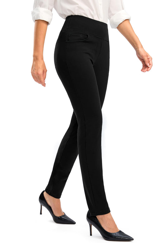 High Waist Stretch Skinny Business Casual Work Pants
