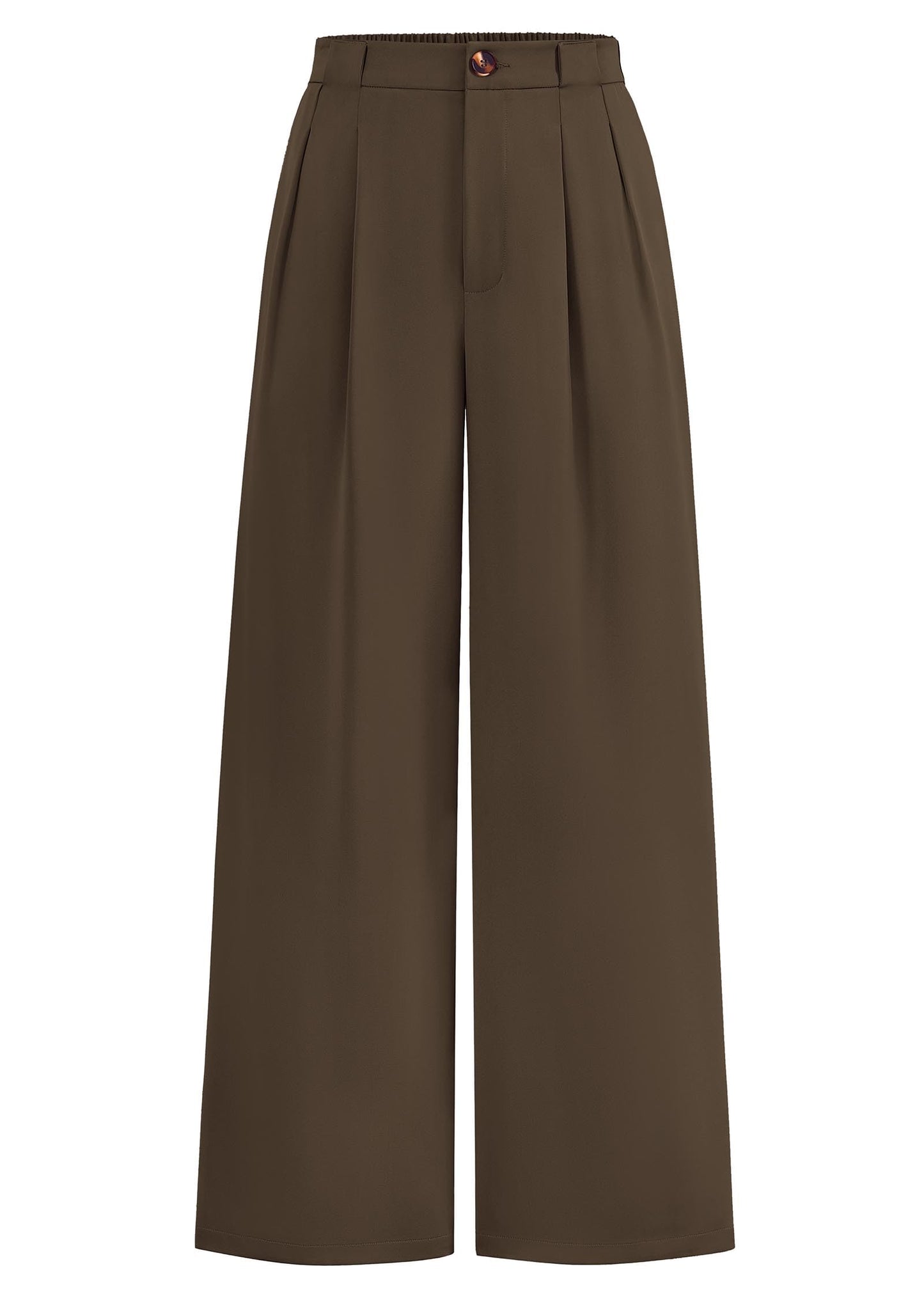 Women's High-Waisted Wide-Leg Palazzo Work Trousers