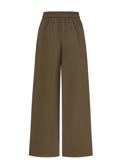 Women's High-Waisted Wide-Leg Palazzo Work Trousers