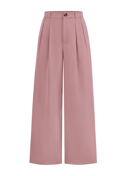 Women's High-Waisted Wide-Leg Palazzo Work Trousers