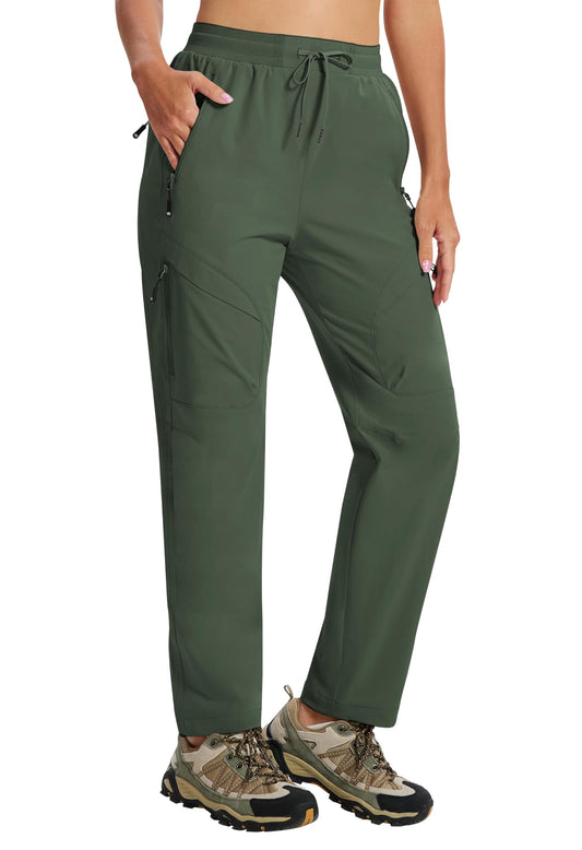 Lightweight Quick-Dry Hiking Cargo Jogger Pants with Pockets
