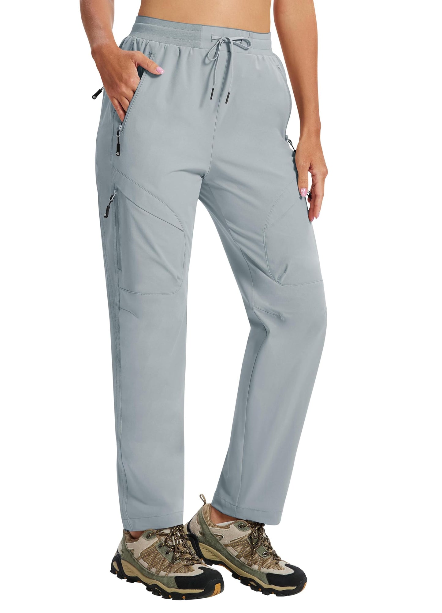 Lightweight Quick-Dry Hiking Cargo Jogger Pants with Pockets